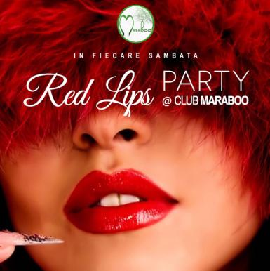 poze red lips party