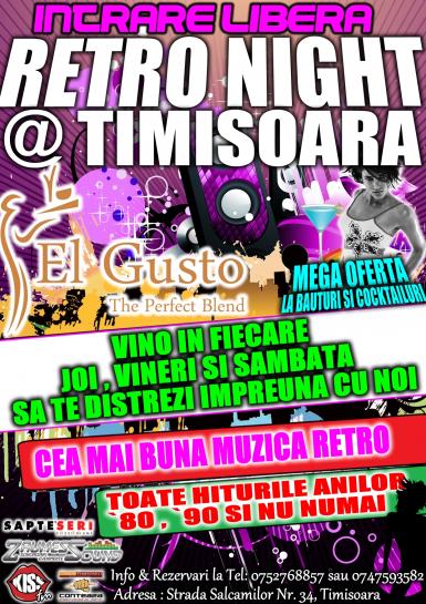 poze retro party el gusto timisoara