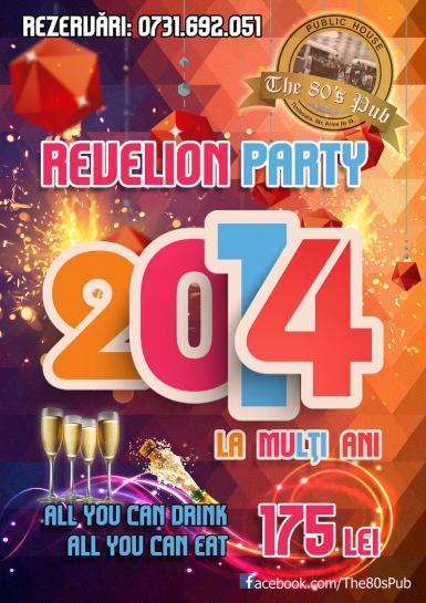 poze revelion 2014 in the 80 s pub