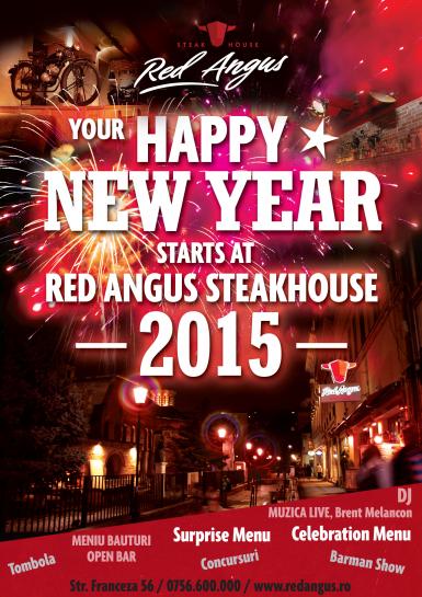 poze revelion 2015 red angus steakhouse