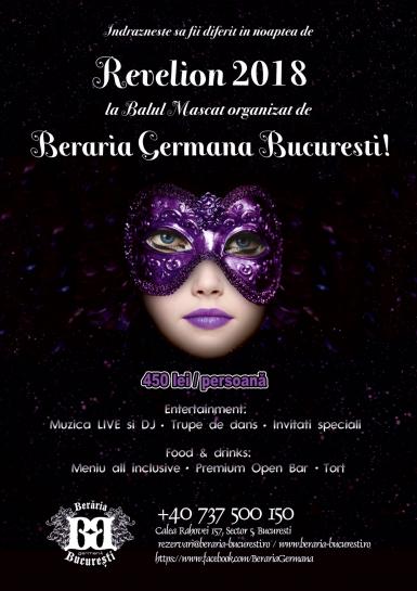 poze revelion 2018 la beraria germana bucuresti