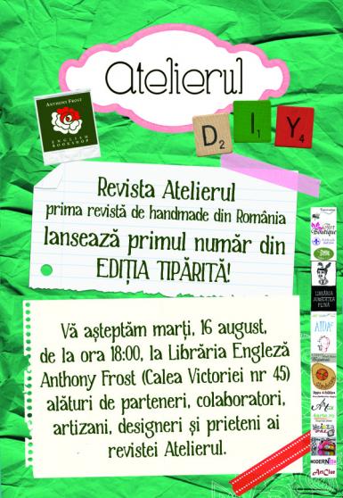 poze revista atelierul lanseaza primul numar tiparit 