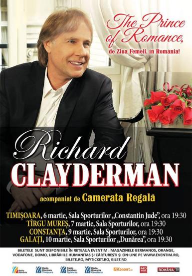 poze richard clayderman in concert la timisoara