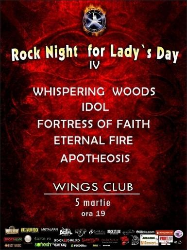 poze rock night for lady s day in wings club