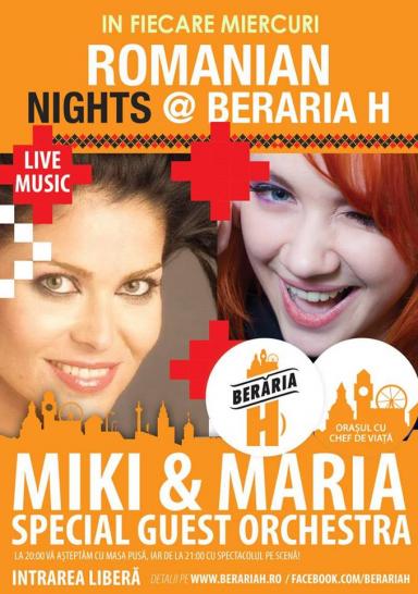 poze  romanian nights cu miki si maria