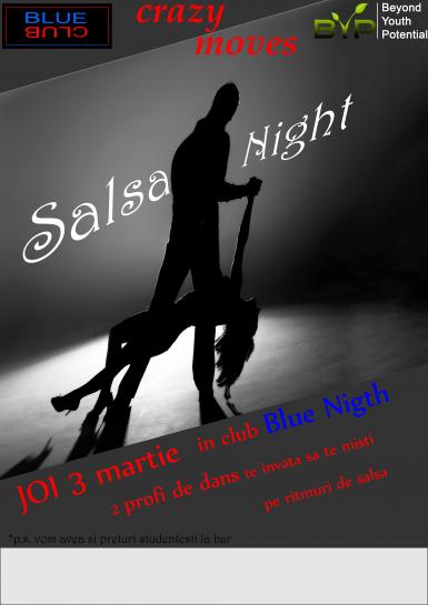 poze salsa night in blue night club