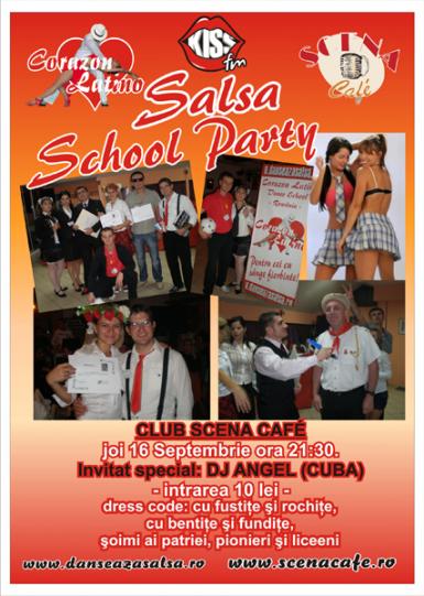 poze salsa school party la scena cafe