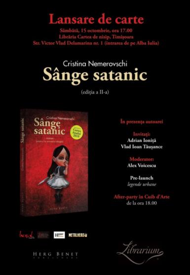 poze  sange satanic la timisoara