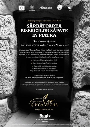 poze sarbatoarea bisericilor sapate in piatra de la sinca veche