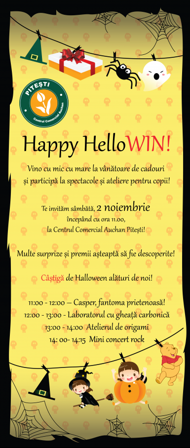 poze sarbatoreste halloween ul la auchan pitesti 