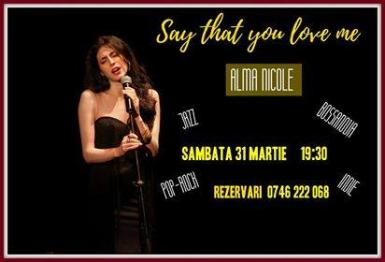 poze say you love me concert acoustic alma nicole