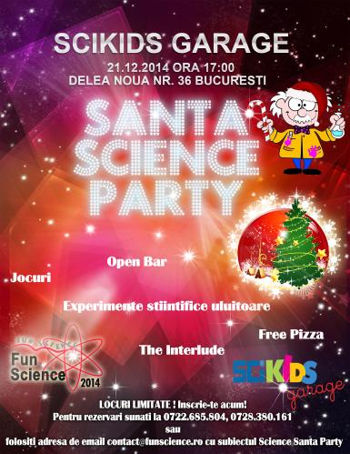 poze science santa party