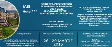 poze scrierea proiectelor europene in perioada 2014 2020 si management