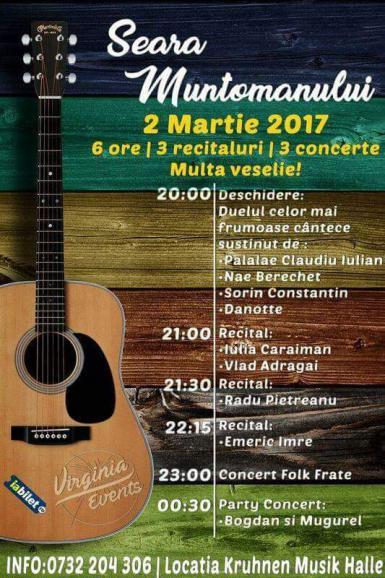 poze seara muntomanului 6 ore concert folk si cantece de munte