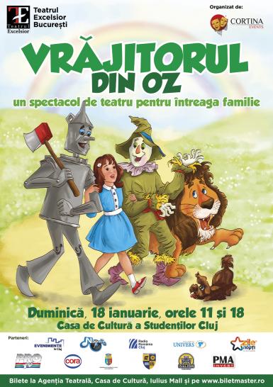 poze spectacol de teatru pentru copii vrajitorul din oz 