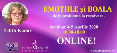 poze seminar online emotiile si boala cu edith kadar