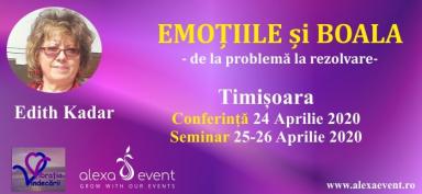 poze seminar timi oara emo iile i boala cu dr edith kadar