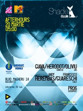 poze shade afterhours party cu giava herodot in club shade 