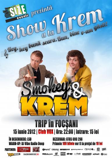 poze show a la krem in club vox focsani