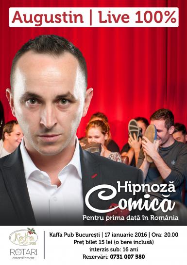 poze show de hipnoza comica w augustin kaffa pub