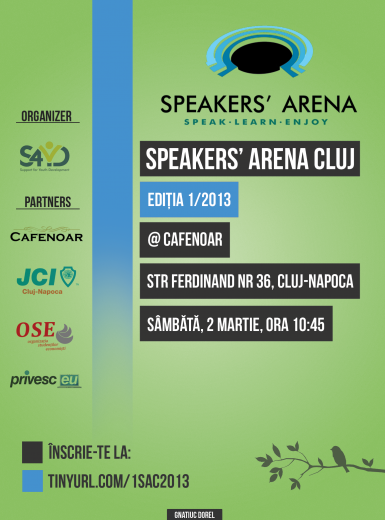 poze speakers arena prima edi ie pe 2013