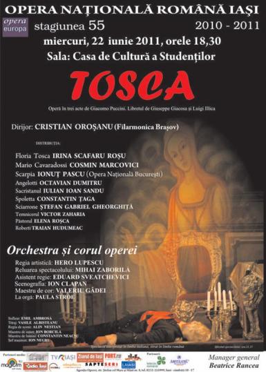 poze spectacol de opera tosca la iasi