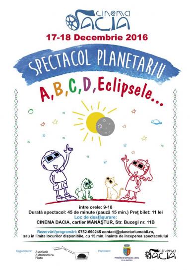 poze spectacol planetariu mobil educational