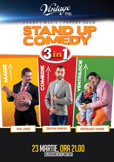 poze stand up comedy 3 in 1 vintage pub sibiu