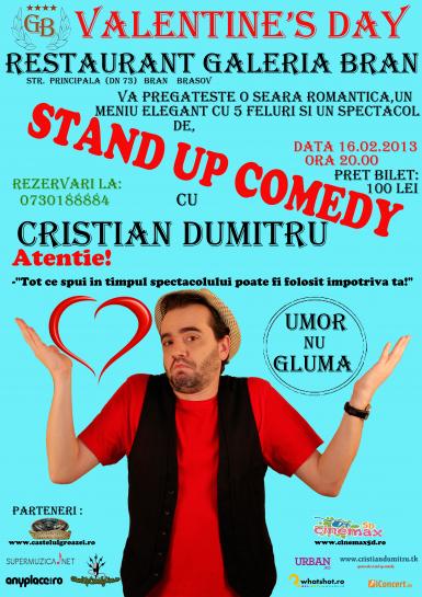 poze stand up comedy bran de valentine s day