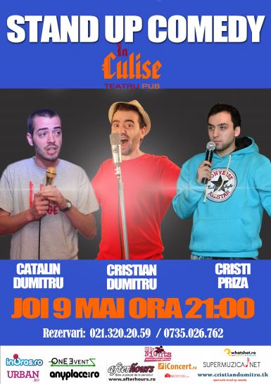 poze stand up comedy bucuresti joi 9 mai in culise teatru pub