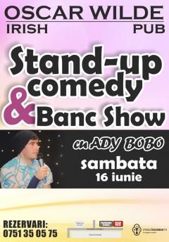 poze stand up comedy cu ady bobo la oscar wilde pub