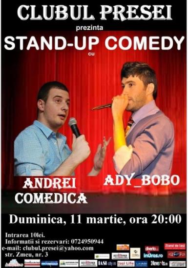 poze stand up comedy cu ady_bobo si andrei la iasi