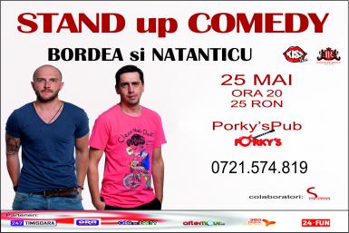 poze stand up comedy cu bordea si natanticu 25 mai porky s pub