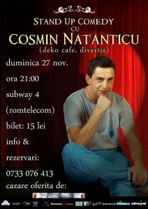 poze stand up comedy cu cosmin natanticu la bacau