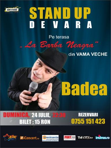 poze stand up comedy cu dan badea vama veche