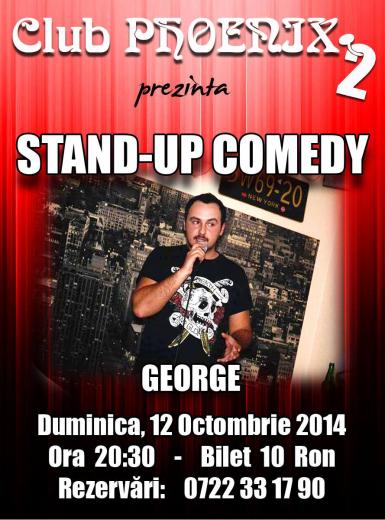 poze stand up comedy cu george club phoenix 2