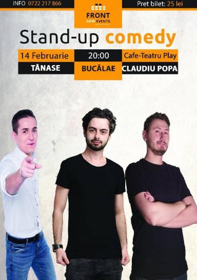 poze stand up comedy cu radu bucalae tanase si claudiu popa