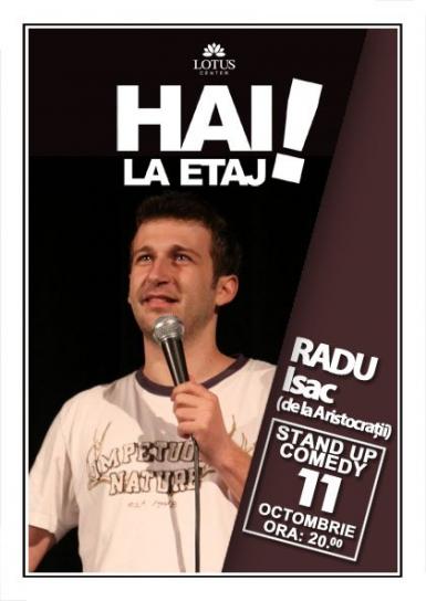 poze stand up comedy cu radu isac