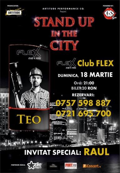 poze stand up comedy cu teo in arad
