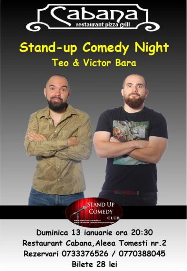 poze stand up comedy cu teo victor bara