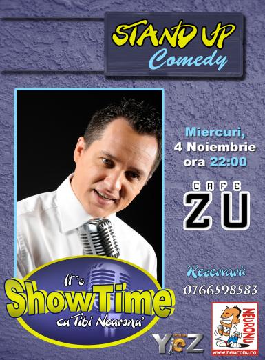 poze stand up comedy cu tibi neuronu 