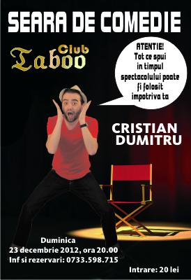poze stand up comedy duminica 23 decembrie lugoj taboo