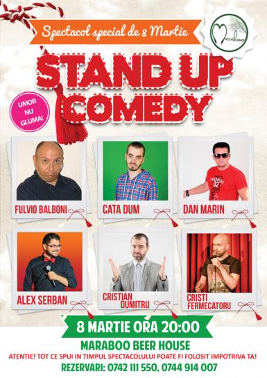 poze stand up comedy duminica 8 martie