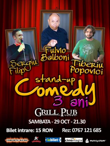 poze stand up comedy in grill pub editie aniversara