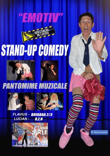 poze stand up comedy in medias place cafe