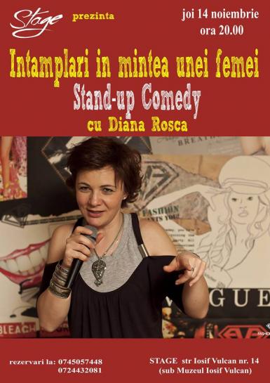 poze stand up comedy intamplari in mintea unei femei cu diana rosca