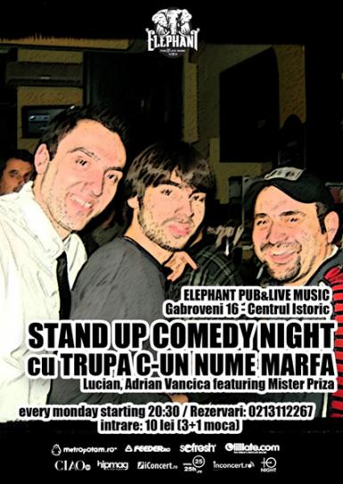 poze stand up comedy la elephant pub