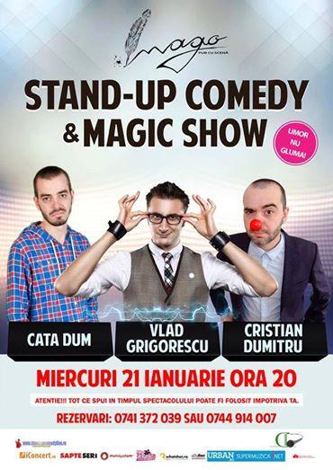 poze stand up comedy magic show miercuri 21 ianuarie