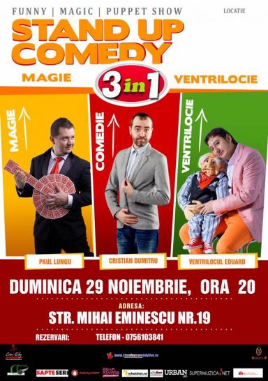 poze stand up comedy magie si verntriocie duminica 29 noiembrie braila