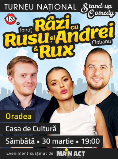 poze stand up comedy razi cu rusu si andrei rux